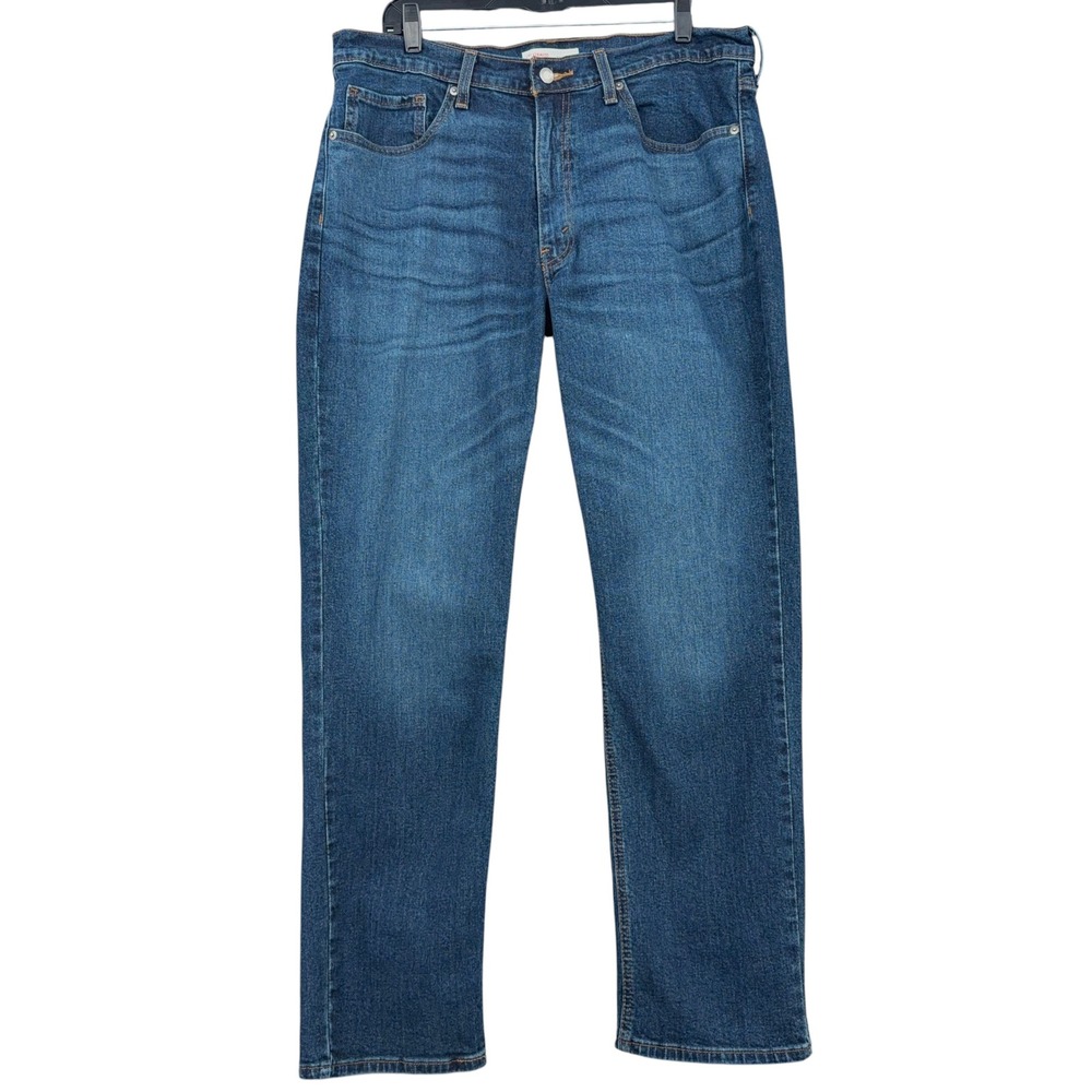 Levi Strauss Signature Athletic Men 36x32 Cotton Elastane Blue Jeans 94551-0105